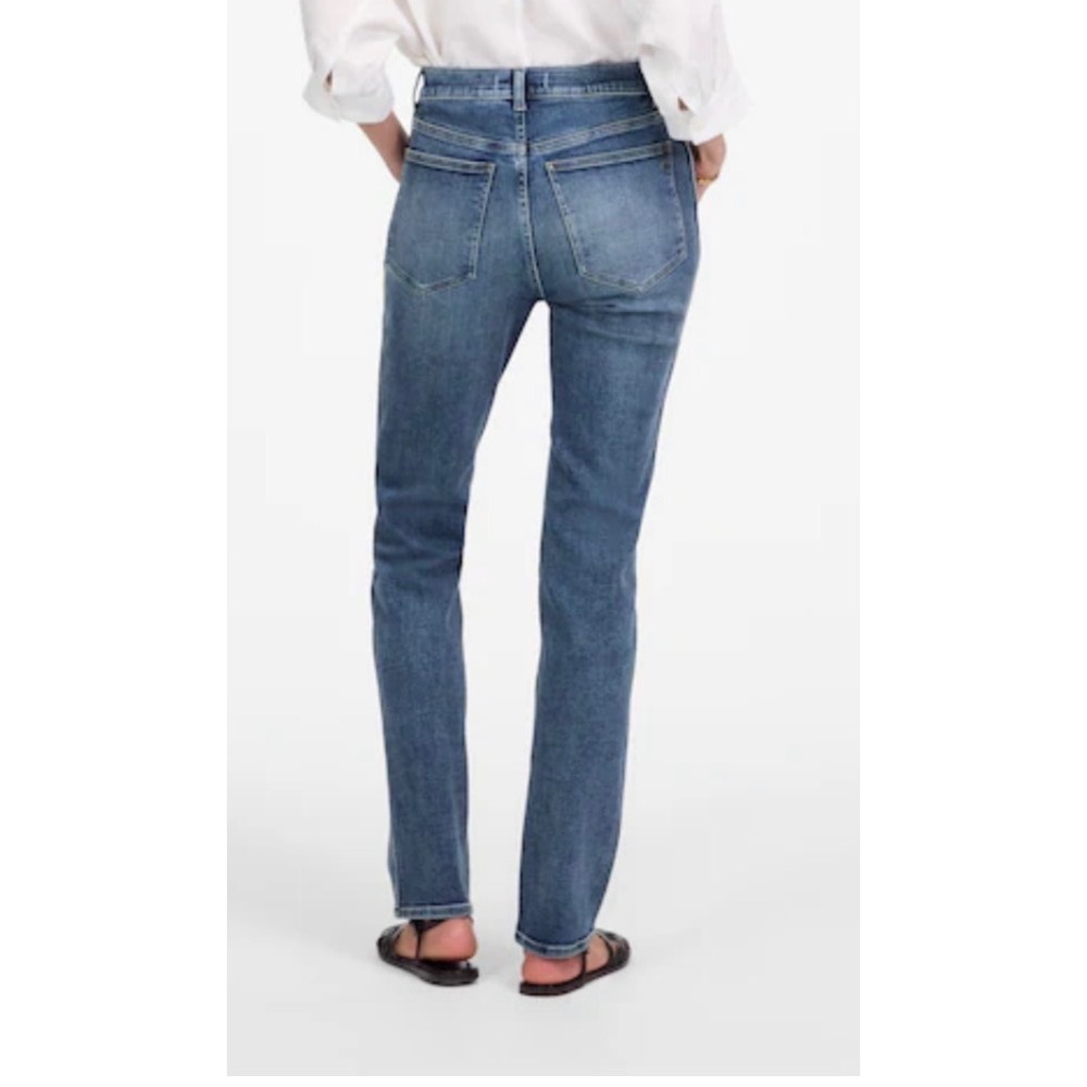 Madewell 32 Tall High-Rise Stovepipe Jeans Ashland Wash - Picture 2 of 8
